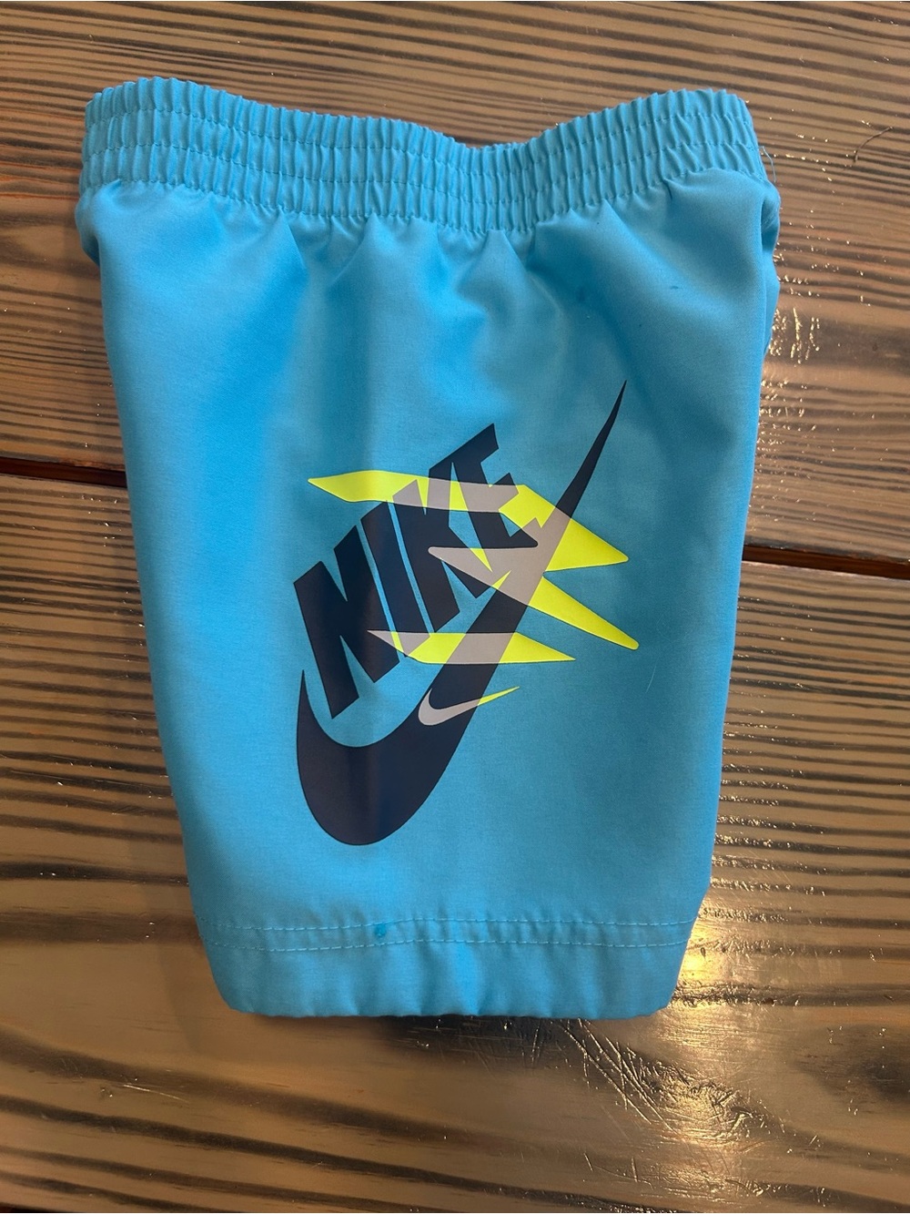 Nike Kids' Blue Logo Swim Shorts